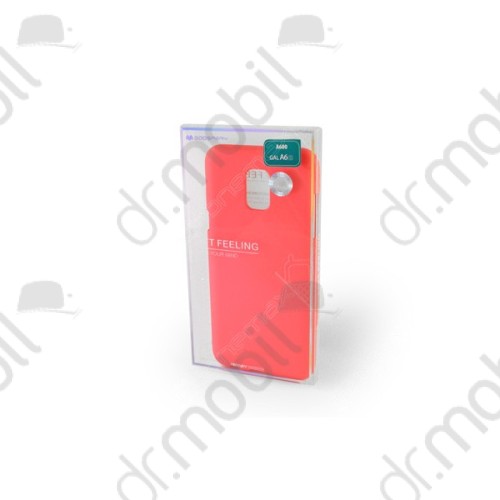 Tok telefonvédő TPU Mercury soft feeling Samsung SM-A530 Galaxy A8 (2018) pink